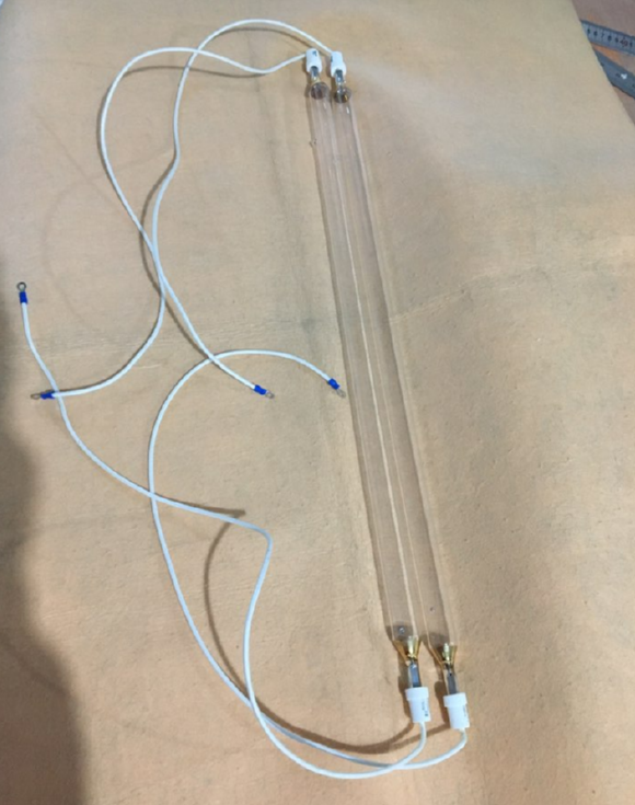 Long life mercury UV curing tube